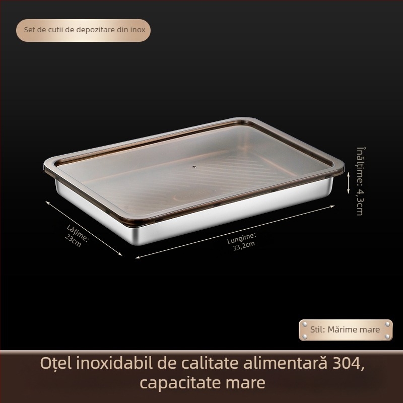 Cutie izolată din oțel inoxidabil pentru găluște, portabilă pentru depozitare și etanșare