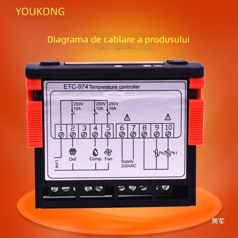 STC-974 Controler de temperatură și termostat digital