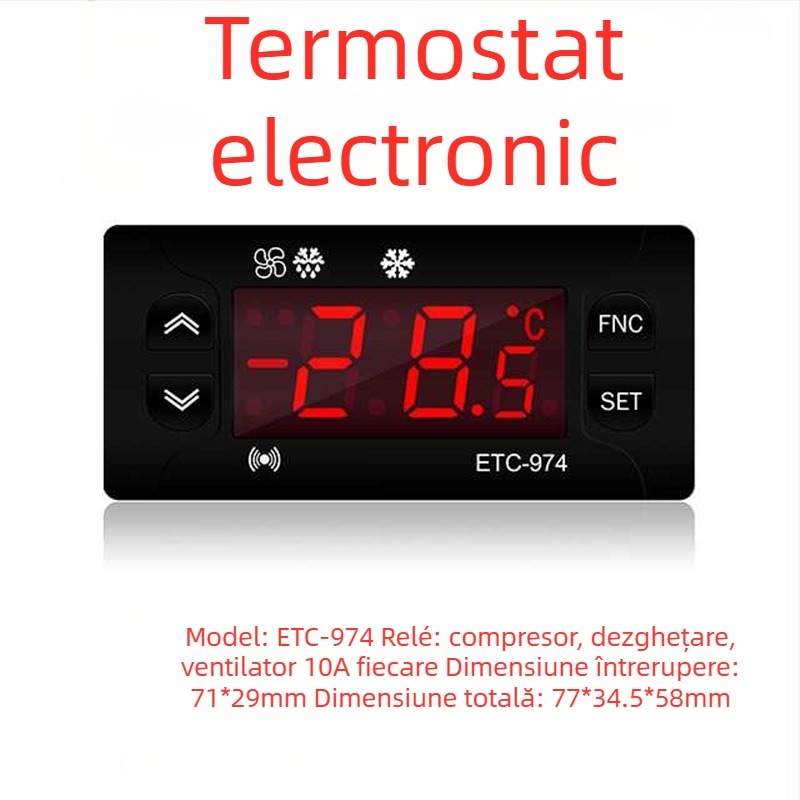 STC-974 Controler de temperatură și termostat digital