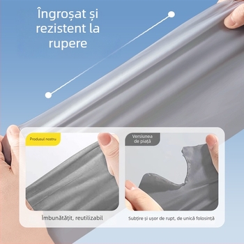 Poncă de ploaie pentru adulți din EVA, reutilizabilă, cu acoperire pentru tot corpul, țesătură 140 g, strat impermeabil PU lipit