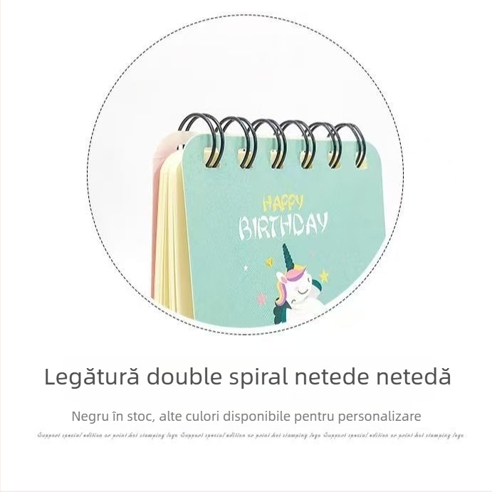 Caiet cu copertă personalizată și imprimare de fotografie, hârtie de scriere, imprimare offset, personalizabil, marca Komori