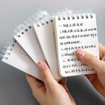 Bloc-notes de buzunar cu grilă orizontală, fără adeziv, construcție din hârtie, fără licență IP