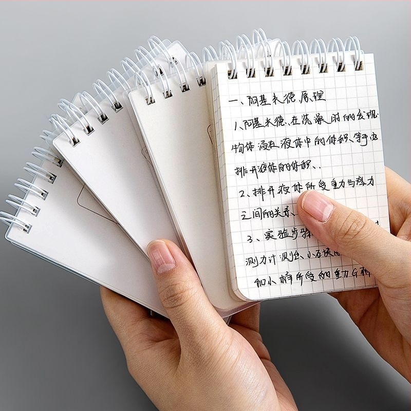 Bloc-notes de buzunar cu grilă orizontală, fără adeziv, construcție din hârtie, fără licență IP