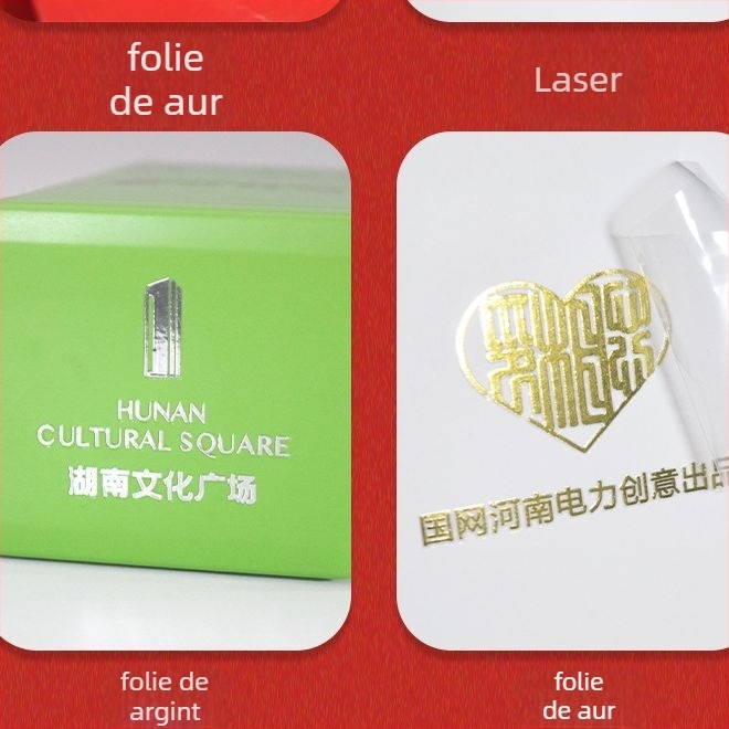 Etichetă indicator cu transfer UV și finisaj cristal, logo imprimat prin pad, film detașabil, impermeabil, personalizare disponibilă