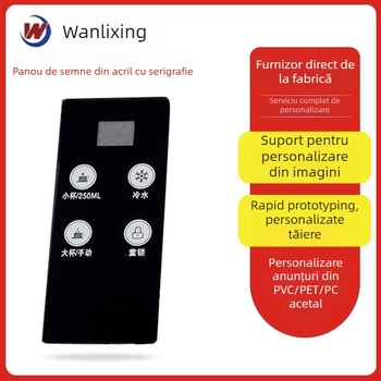 Panou de semnalizare din acrilic pentru serigrafie – procesare personalizabilă, etichete medicale, material: acrilic