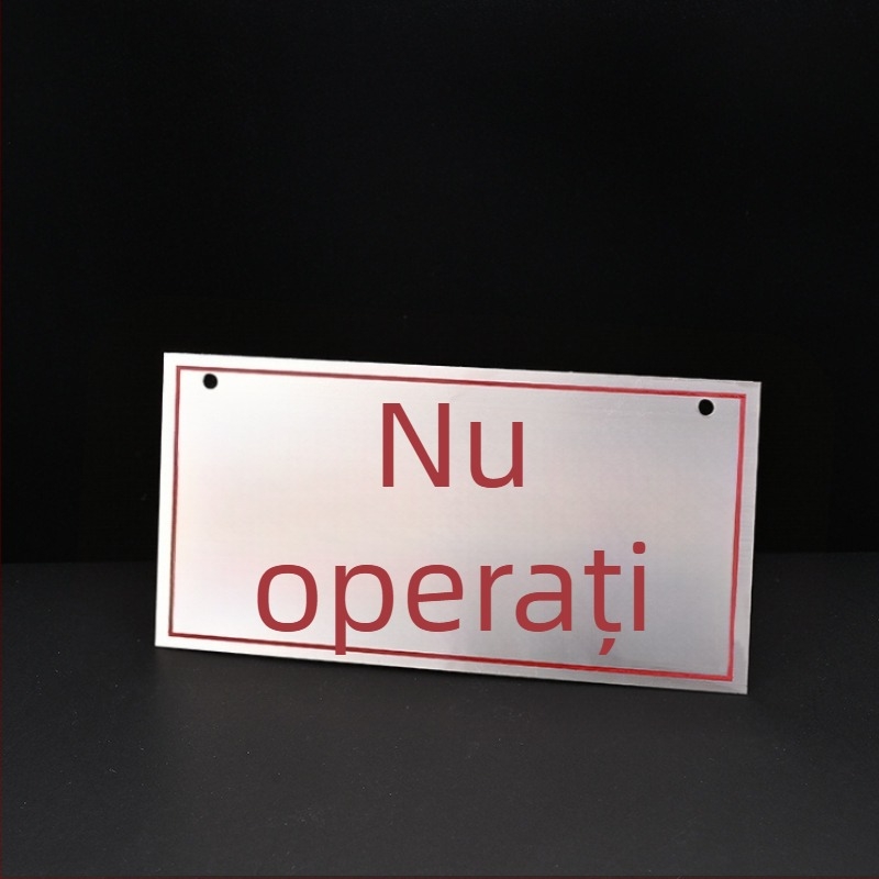 Semne metalice personalizate și plăci de identificare — gravură, etchare, ștanțare pe cupru, fier, aluminiu și oțel inoxidabil