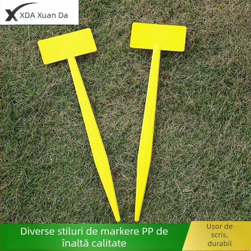 Etichete impermeabile de grădină – etichete din plastic pentru plantare în pământ, teste în teren