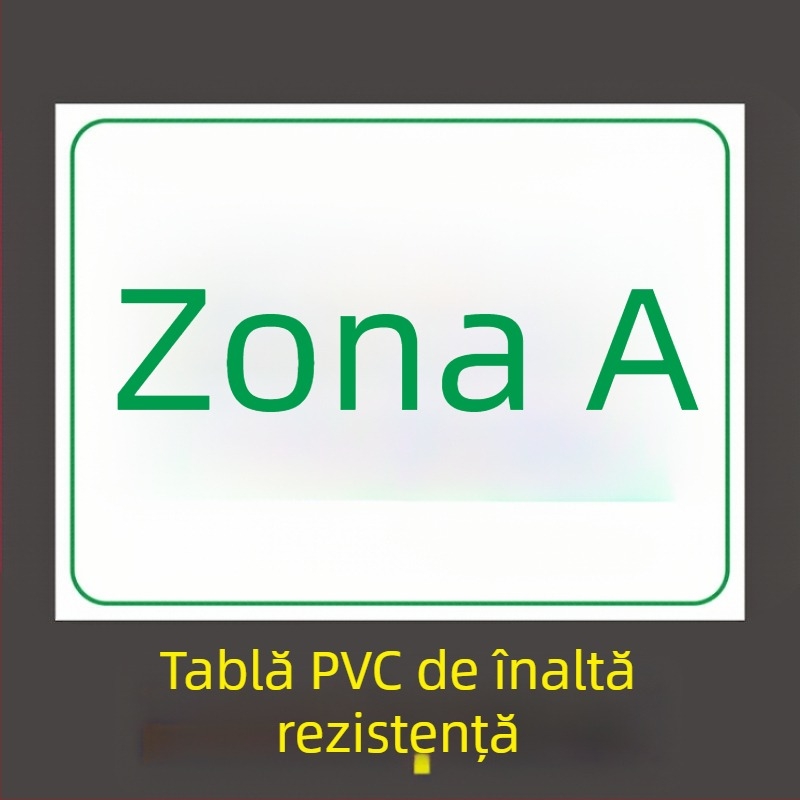 Semne personalizate pentru rafturi de depozit, semne de separare și zone de atelier; Imprimare UV; Material personalizabil; Potrivit pentru panouri de semnalizare