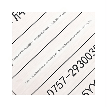 Semne metalice pentru birou, personalizabile din oțel inoxidabil, imprimare Silk Screen/gravură/finisare periată/ștanțare, utilizare universală