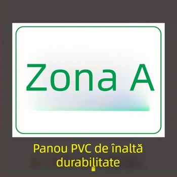 Semne PVC pentru siguranța în depozit, indicatoare de zonă, semne de identificare a rafturilor, imprimare UV, personalizabile