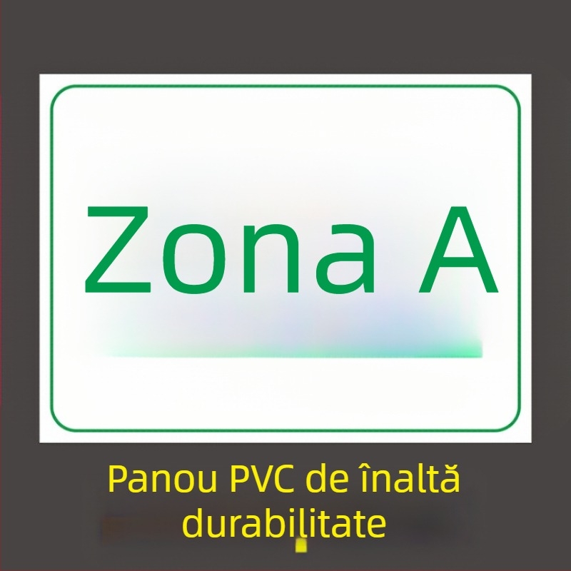 Semne PVC pentru siguranța în depozit, indicatoare de zonă, semne de identificare a rafturilor, imprimare UV, personalizabile
