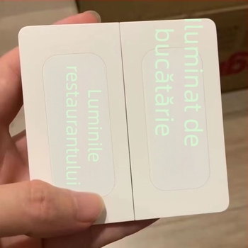 Capac de întrerupător cu indicator luminos, autocolant decorativ pentru perete, stil luxos, personalizabil