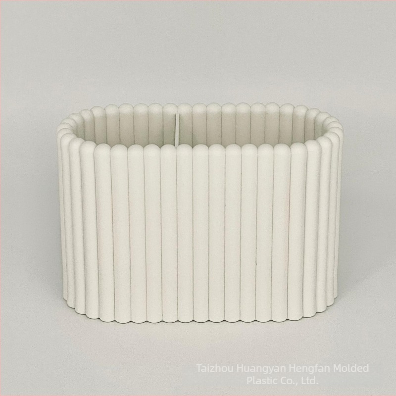 Cutie de depozitare pentru pensule de machiaj — design modern minimalist, construcție din plastic (Brand Hengfan; Cod produs Hf402; Importat: Da)