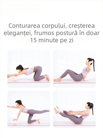mingea de yoga ABS, îngroșată, rezistentă la explozie, pentru modelarea șoldurilor și antrenamentul podelei pelvine – minge Pilates