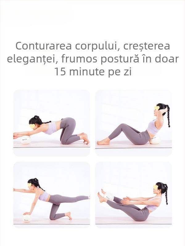 mingea de yoga ABS, îngroșată, rezistentă la explozie, pentru modelarea șoldurilor și antrenamentul podelei pelvine – minge Pilates