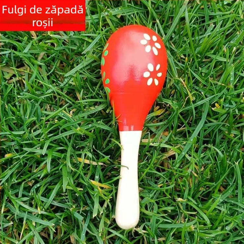 Instrument Orff din lemn pentru bebeluși — percuție pentru învățare timpurie 0–3 ani