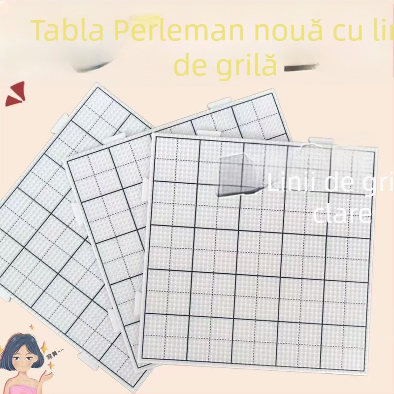 Placă pentru mărgele cu 52 și 104 pinteni, gravată, rezistentă la temperatură, anti-arzire și deformare