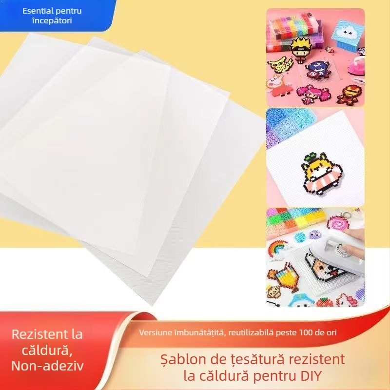 Placă pentru mărgele cu 52 și 104 pinteni, gravată, rezistentă la temperatură, anti-arzire și deformare