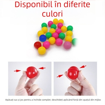 Minge de loterie cu capac deschis – plastic, Yiru brand, prop pentru evenimente, ou de Paște