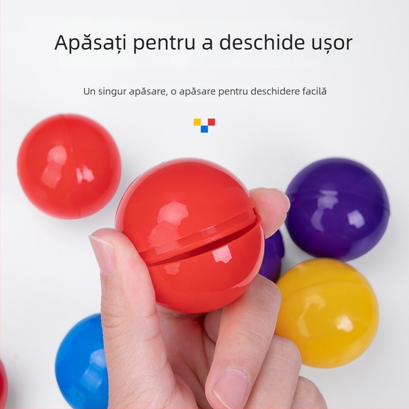 Minge de loterie cu capac deschis – plastic, Yiru brand, prop pentru evenimente, ou de Paște