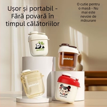 Royal Star cutie de ambalare cu două straturi, etanșă, pentru lapte praf și făină de orez — portabilă, pentru nou-născuți, cod produs 69030