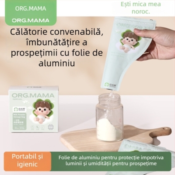 Geantă/box pentru depozitare lapte praf – portabilă, sigilată, pentru nou-născuți până la 3 ani