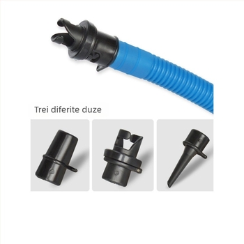 Pompă cu pedală pentru barcă gonflabilă – 0,8 kg, pompă de aer multifuncțională