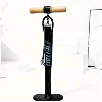 Pompă manuală pentru bicicletă, corp din fier, 0,8 kg, pentru biciclete