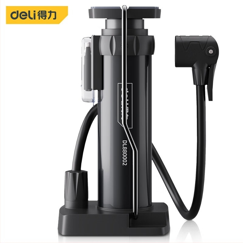 Pompa manuală pentru bicicletă Deli DL880002, portabilă, înaltă presiune