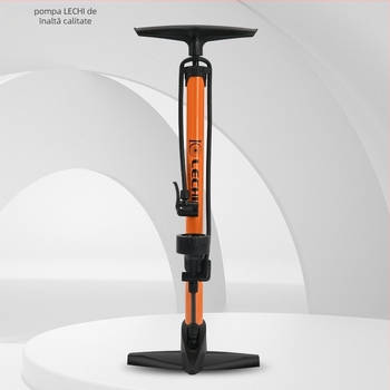 Pompa de podea din fier, manuală LC-3261, 160 psi, include duză pentru mingi și ac de umflat