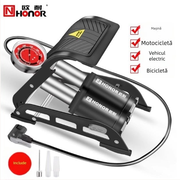 Onai Mk-pedal 01 Pompa de pedală pentru mașină, construcție din fier, 1,7 kg
