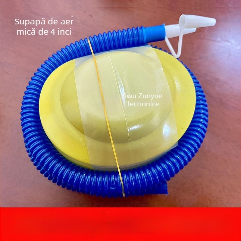 A010 Pompa cu pedala din plastic, dispozitiv manual de umflare pentru jucării gonflabile și mingi, 0,9 kg