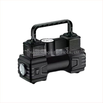 Pompă de cauciuc electrică 12V pentru autoturism cu manometru integrat, debit de aer 30 L/min, cablu 3 m