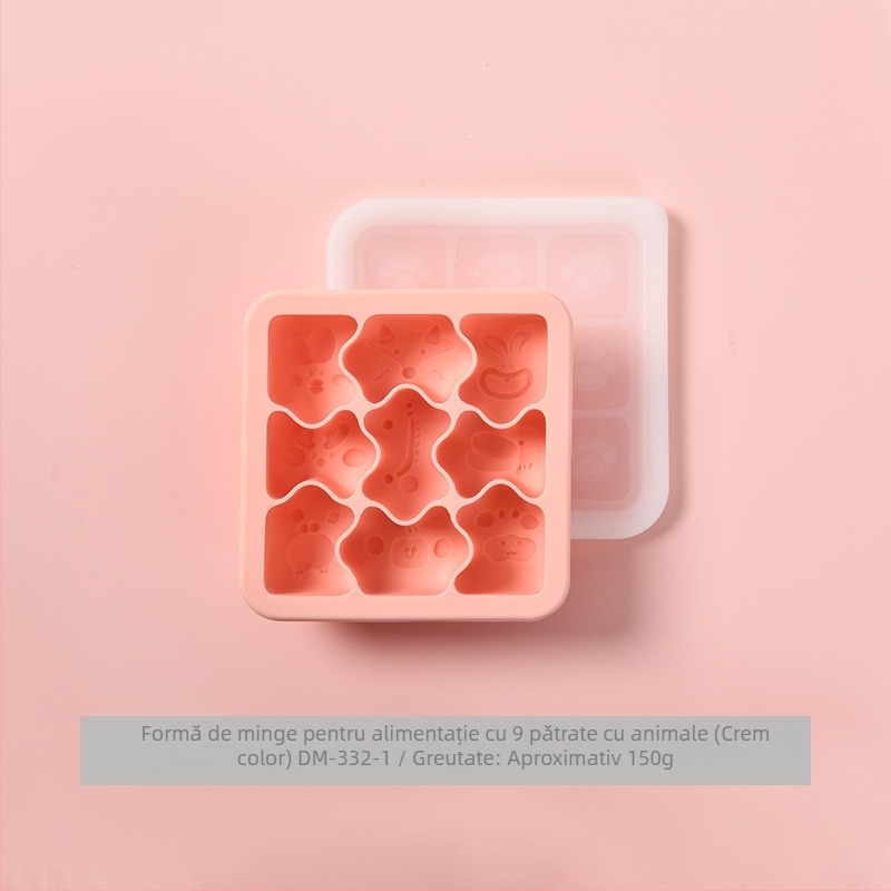Formă din silicon pentru prăjituri cu forme geometrice și design de labă de pisică, pentru deserturi pentru bebeluți