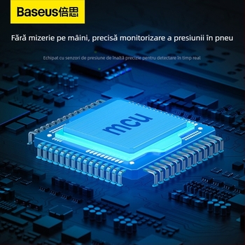 Baseus pompă de aer pentru mașină, cilindru dublu, USB încărcare, 12V, 220W