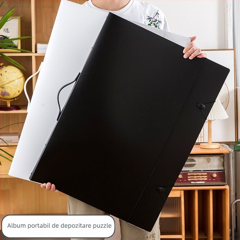 Carte de depozitare pentru puzzle, material PP, 12 pagini, grosime 1 mm, imprimare logo posibilă