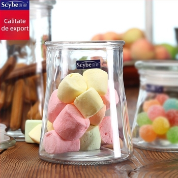 Borcan din sticlă pentru depozitare • Brand: scybe/Xibi • Material: Sticlă • Capacitate: 650–1200 ml • Stil: Modern simplu
