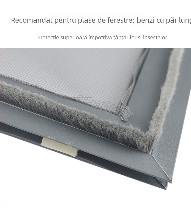 Bandă etanșare pentru uși și ferestre, aliaj de aluminiu, model YL-MTPT, rezistență la uzură și la îmbătrânire, etanșare, rezistență la impact și izolare fonică