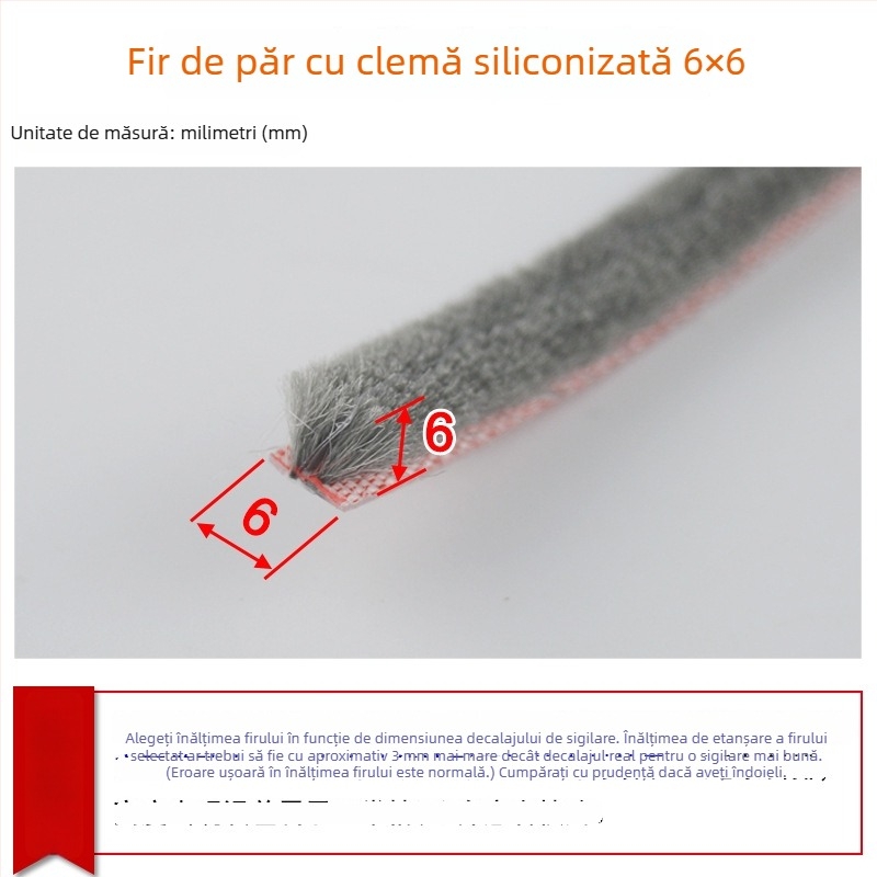 Bandă etanșare pentru uși și ferestre, aliaj de aluminiu, model YL-MTPT, rezistență la uzură și la îmbătrânire, etanșare, rezistență la impact și izolare fonică