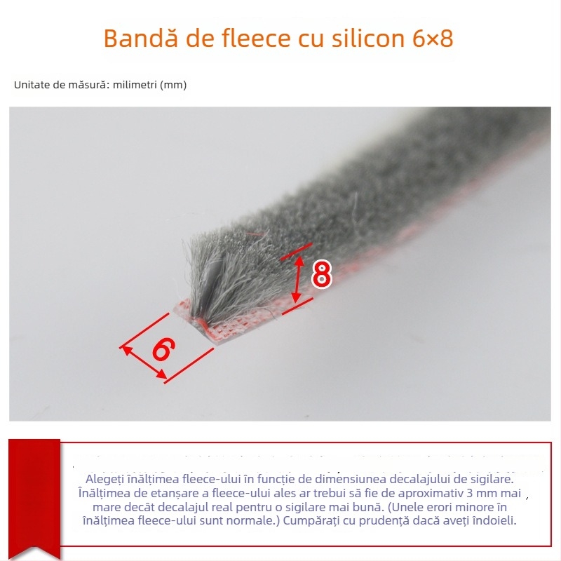 Bandă etanșare pentru uși și ferestre, aliaj de aluminiu, model YL-MTPT, rezistență la uzură și la îmbătrânire, etanșare, rezistență la impact și izolare fonică