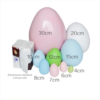 Ouă de Paște din plastic cu șnur pentru agățat, pictură DIY graffiti pentru copii, imprimare logo, personalizare