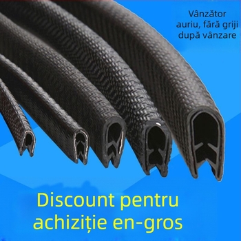 Etanșare parbriz în formă de U pentru ferestrele vehiculului - bandă anti-coliziune îngroșată - bandă adezivă pentru vehicule electrice și motociclete - Powerful Factory