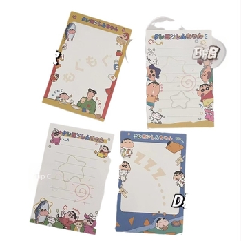 Bloc-notes cu pagini detașabile, temă Crayon Shin-chan, 50 de pagini