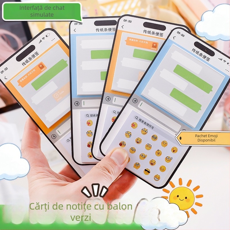 Set cu notițe autocolante și mini caiet | Brand: Other | Adeziv: Da | Paginile interioare: 30 | IP: Neautorizat