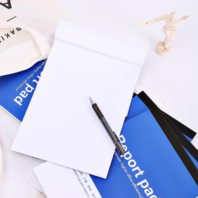 Caiet Deli – Manuscris alb, Hârtie groasă, Stil bloc de hârtie, IP autorizare: Nu, Lipire: Nu