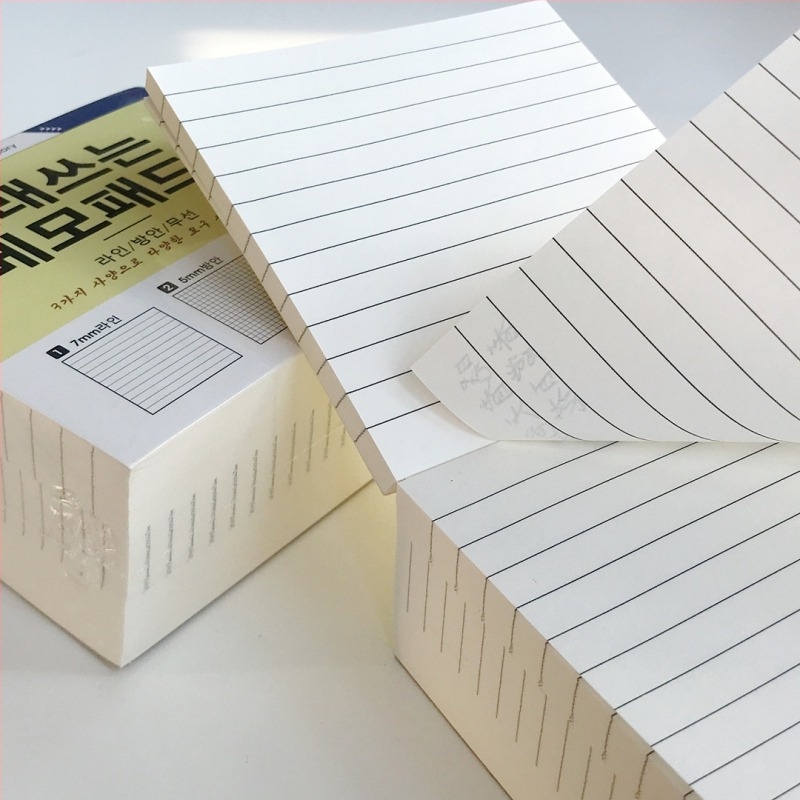 Bloc de notițe minimalist în stil coreean, 3 în 1 cu pagini goale, liniate și pătrate, ultra gros și durabil pentru elevi