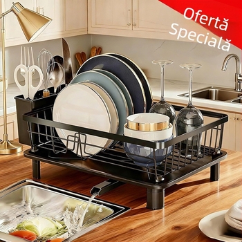 Raft de scurgere pentru veselă – Fier, depozitare bucătărie, Brand Jiangmen Jianshang Home Furnishing, Primăvara 2025