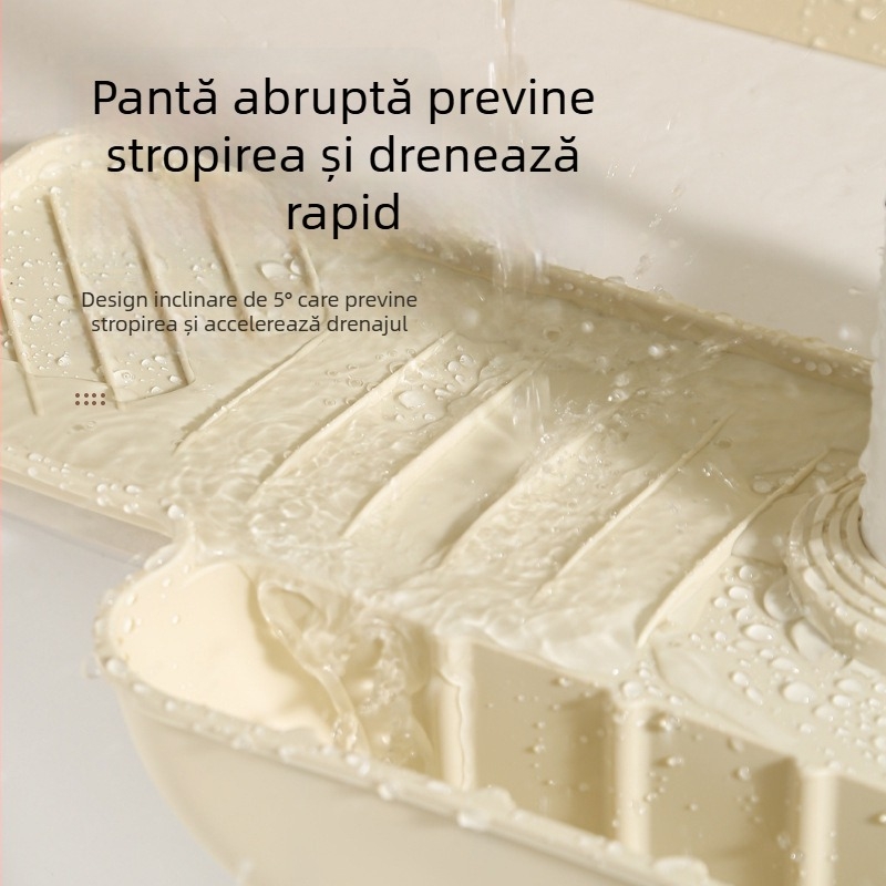 Covoraș de drenaj din silicon pentru chiuvetă, seria Drain mat, brand Kaxiu Ju, lansare vară 2024