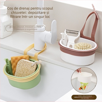Cos de drenaj pentru chiuvetă, suport suspendat — ABS, Funcție de drenaj, Model 223549, Brand Lemon