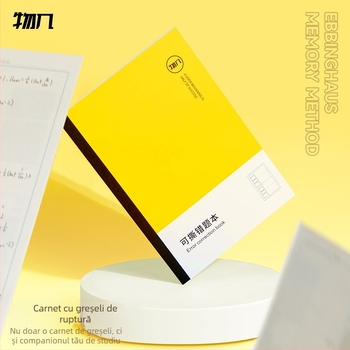 Caiet cu legare lipită, 26 găuri, hârtie offset 80 g/m², 50–100 pagini, model WN-CTB550